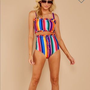 COPY - Red dress boutique swim suit